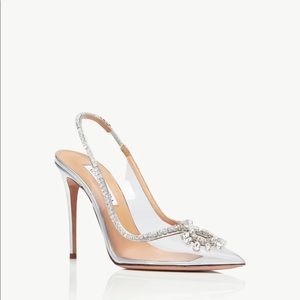 Aquazzura Seduction Crystal 105mm pumps